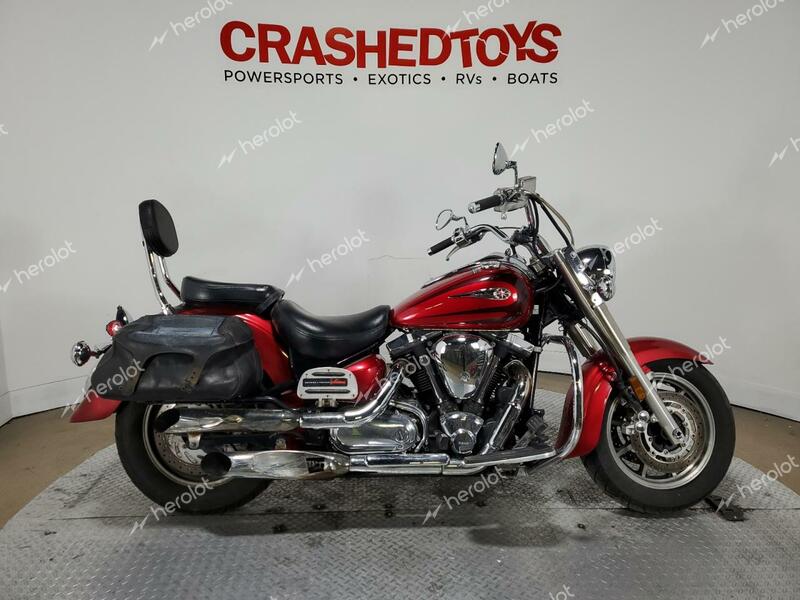 YAMAHA XV1700 A 2007 red  gas JYAVP17E37A026827 photo #1