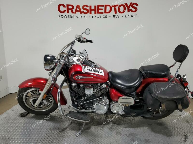 YAMAHA XV1700 A 2007 red  gas JYAVP17E37A026827 photo #4