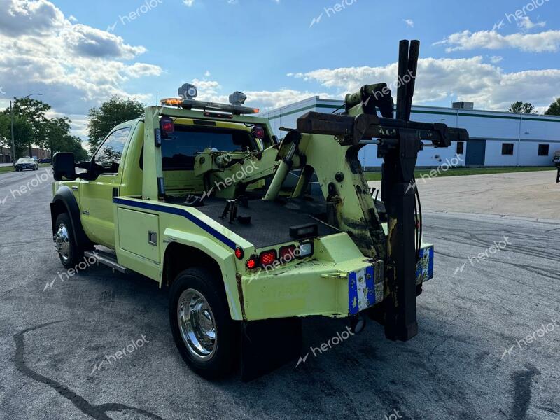 FORD F450 SUPER 2006 yellow chassis diesel 1FDXF46P56EC34201 photo #4