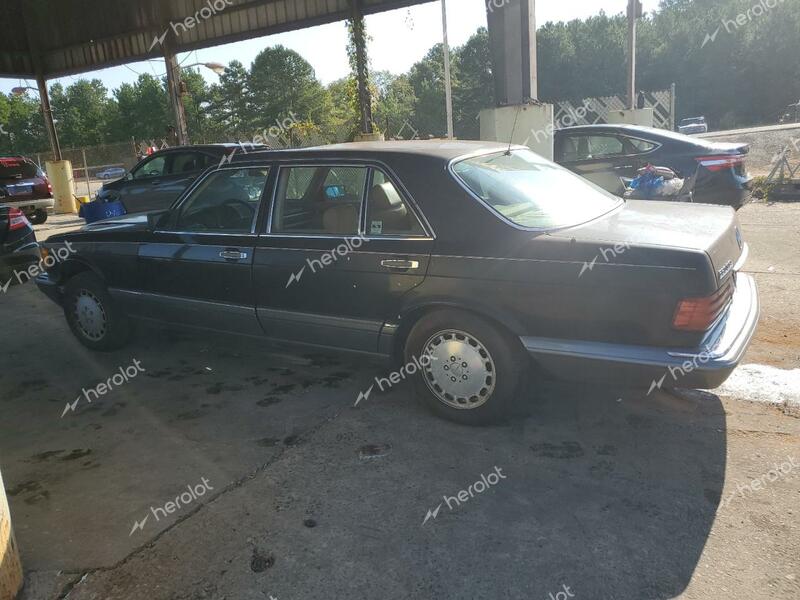 MERCEDES-BENZ 560 SEL 1989 black  gas WDBCA39E6KA462178 photo #3