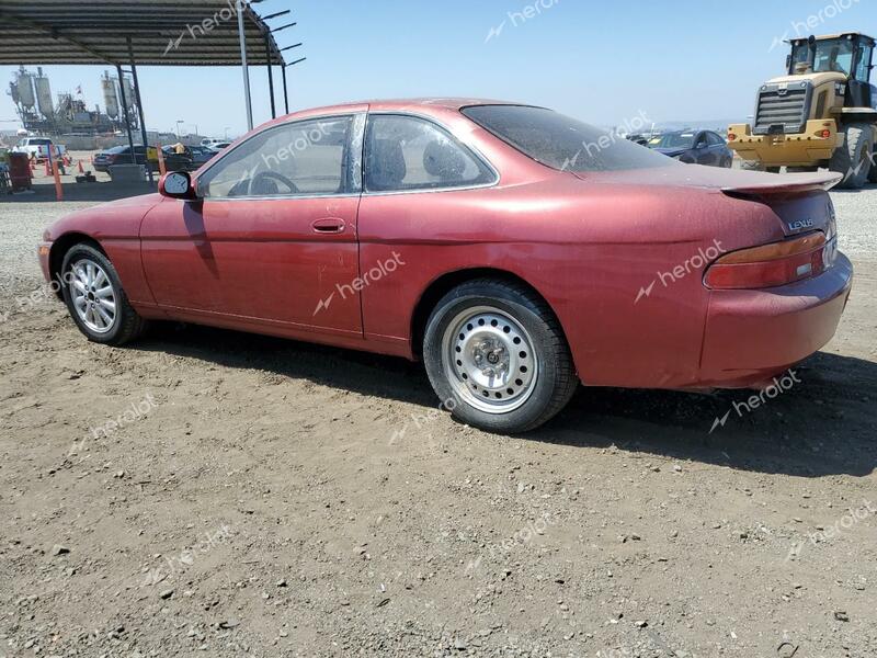 LEXUS SC 400 1992 burgundy coupe gas JT8UZ30C2N0014829 photo #3