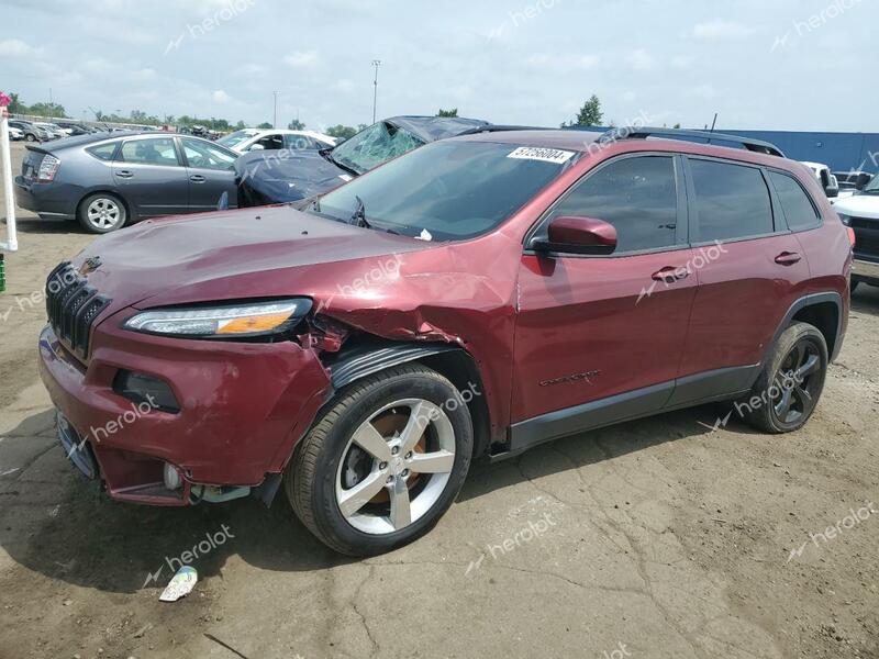 JEEP CHEROKEE L 2018 maroon  gas 1C4PJLCBXJD620195 photo #1