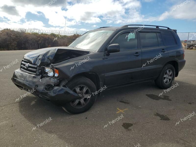 TOYOTA HIGHLANDER 2007 black  gas JTEGP21A670130822 photo #1