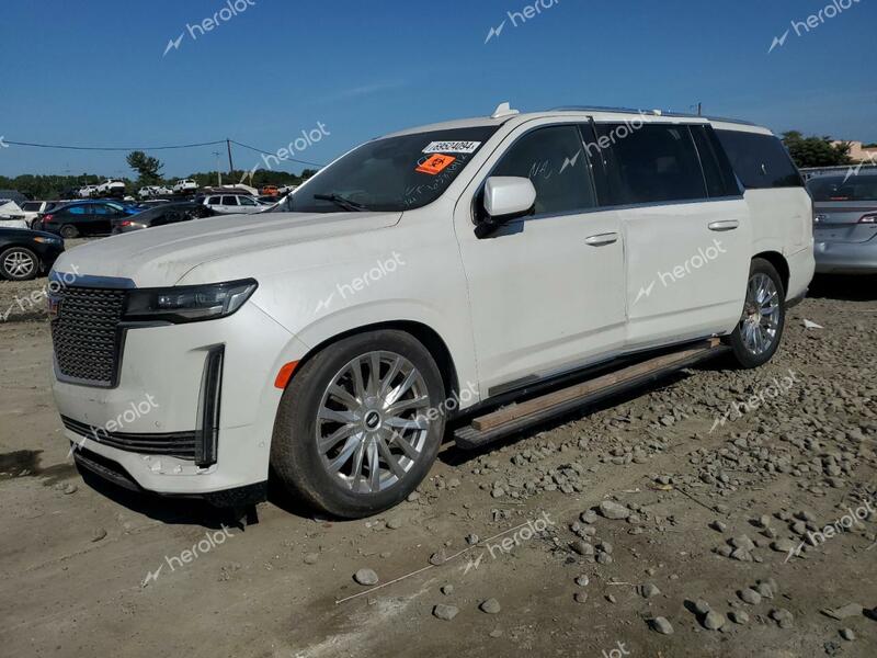 CADILLAC ESCALADE E 2021 white  gas 1GYS4LKLXMR193162 photo #1