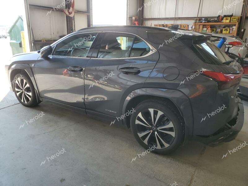 LEXUS UX 250H BA 2022 gray  hybrid engine JTHR9JBH7N2056940 photo #3