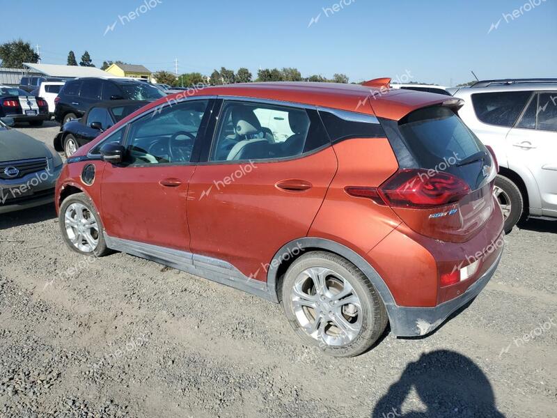 CHEVROLET BOLT EV LT 2020 orange  electric 1G1FY6S02L4123565 photo #3