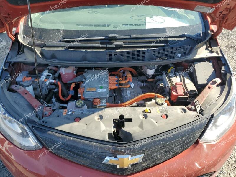 CHEVROLET BOLT EV LT 2020 orange  electric 1G1FY6S02L4123565 photo #4