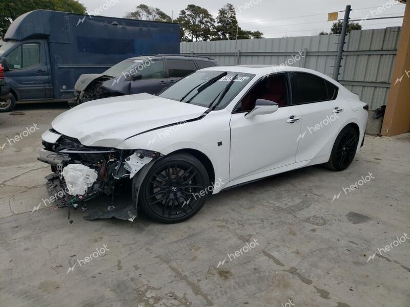 LEXUS IS 500 F S 2023 white  gas JTHAP1D28P5003371 photo #1