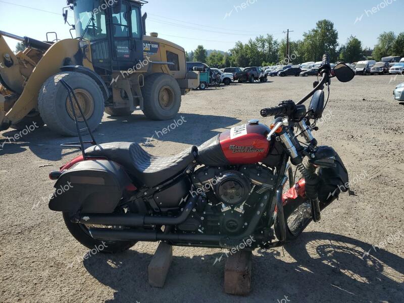 HARLEY-DAVIDSON FXBB 2019 burgundy  gas 1HD1YJJ21KB055128 photo #1