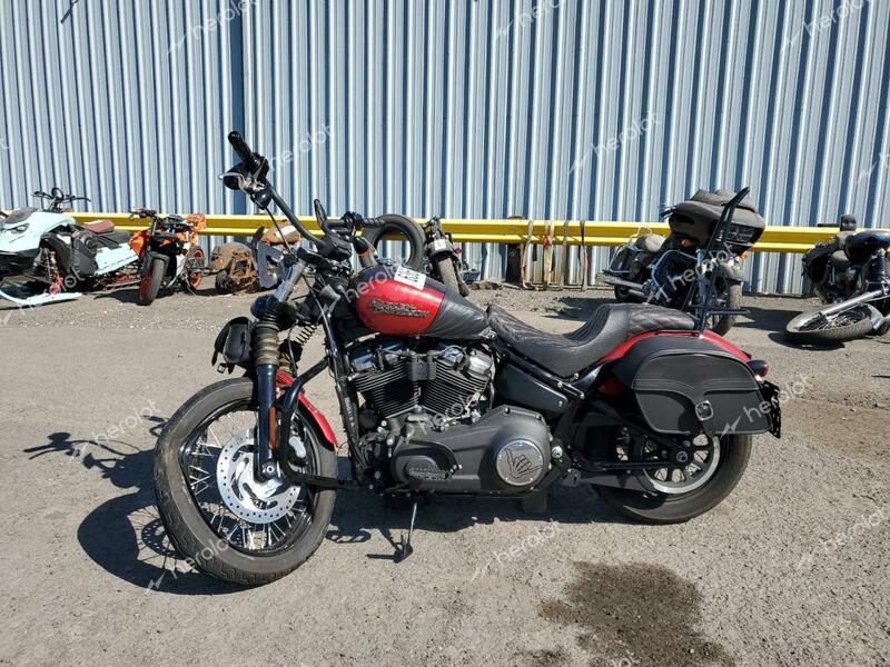 HARLEY-DAVIDSON FXBB 2019 burgundy  gas 1HD1YJJ21KB055128 photo #4