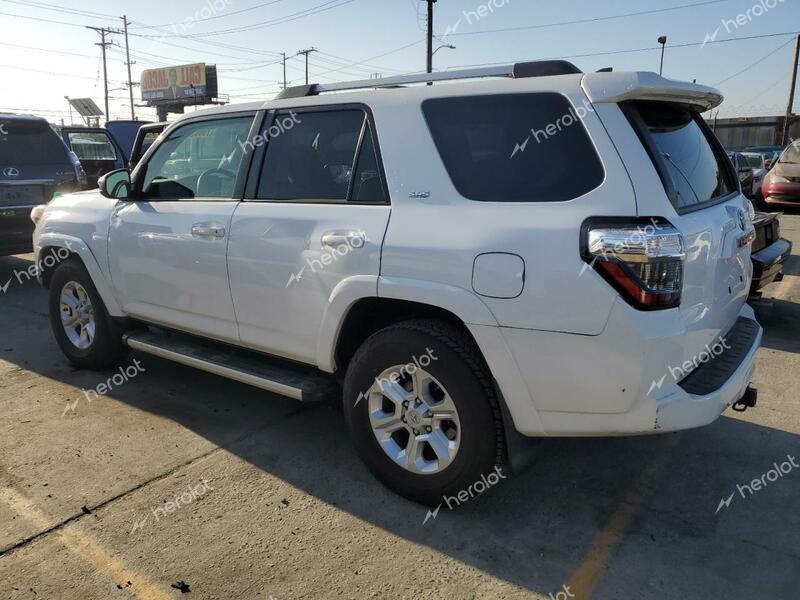 TOYOTA 4RUNNER SR 2019 white  gas JTEZU5JRXK5191627 photo #3