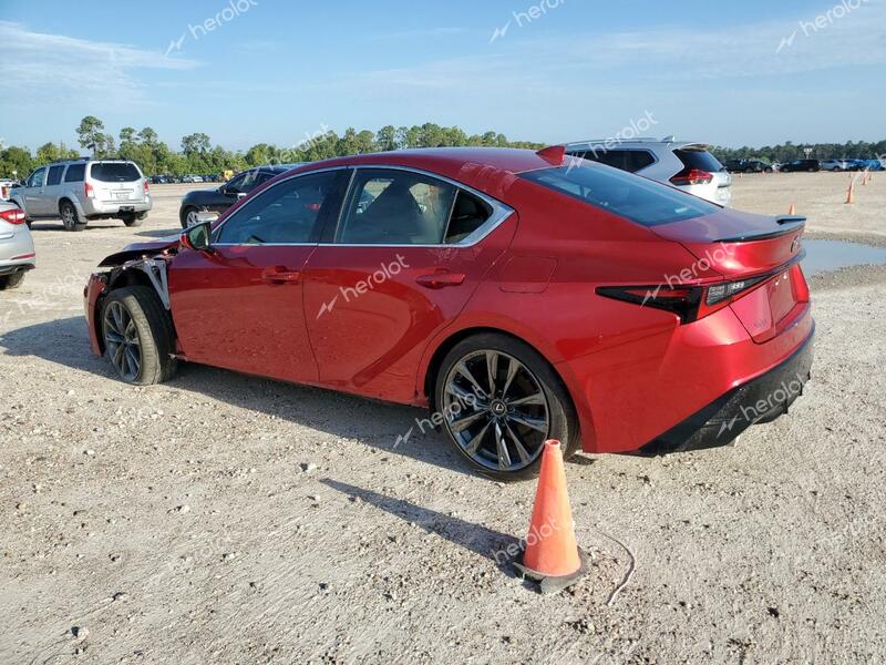 LEXUS IS 350 F S 2024 burgundy  gas JTHGZ1B21R5077452 photo #3