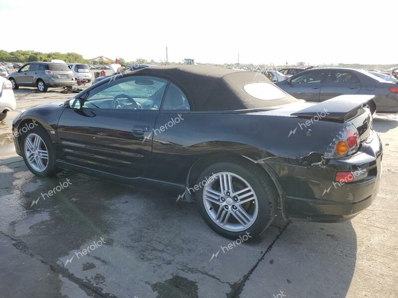 MITSUBISHI ECLIPSE SP 2003 black  gas 4A3AE55H03E144024 photo #3