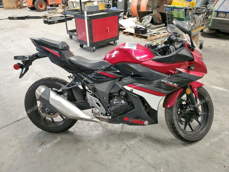 SUZUKI GSX250R M 2019 burgundy  gas LC6DN11A5K1100121 photo #1