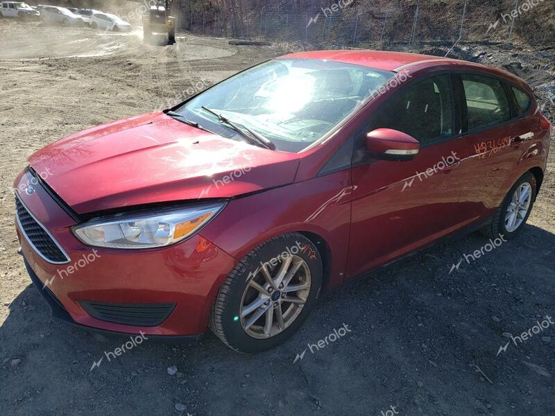 FORD FOCUS SE 2017 burgundy  gas 1FADP3K27HL207675 photo #1