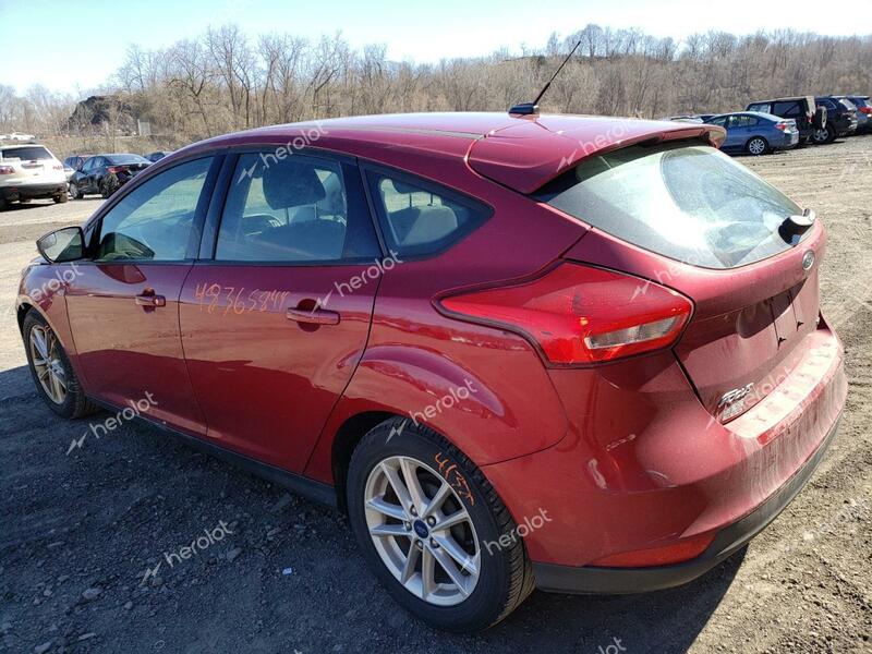 FORD FOCUS SE 2017 burgundy  gas 1FADP3K27HL207675 photo #3