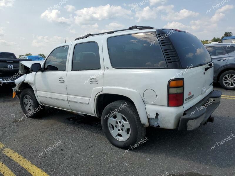 CHEVROLET TAHOE K150 2005 white  gas 1GNEK13T85J120116 photo #3