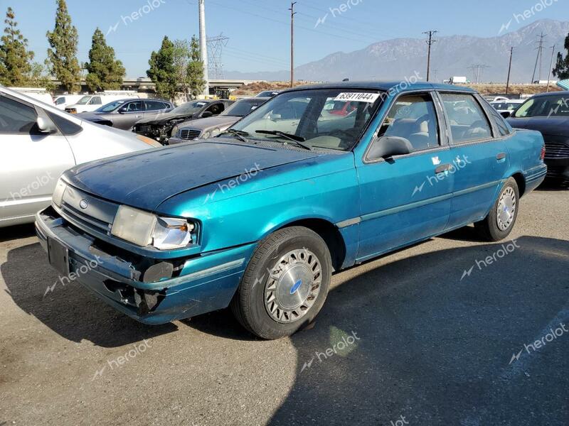 FORD TEMPO GL 1993 green  gas 2FAPP36X2PB168916 photo #1