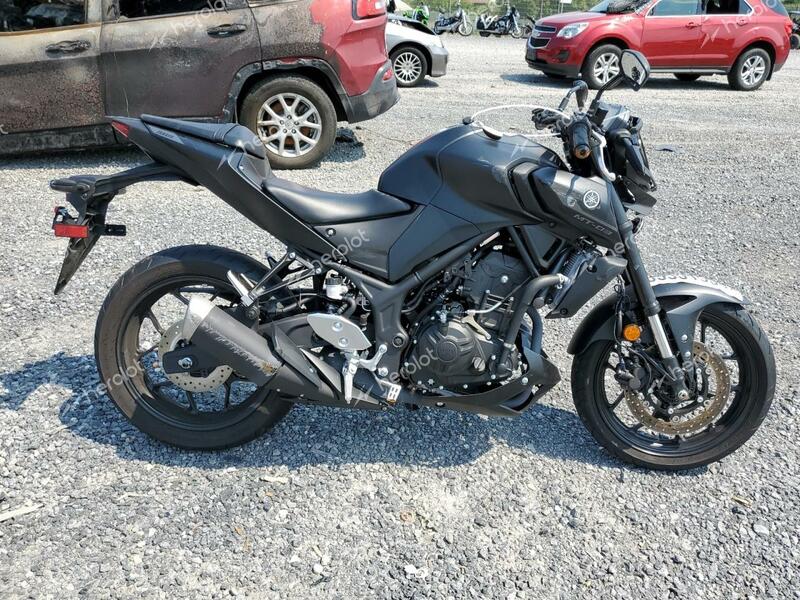 YAMAHA MT-03 2024 black  gas MH3RH20Y0RK012704 photo #1