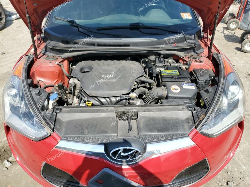 HYUNDAI VELOSTER 2016 red coupe 3d gas KMHTC6AD7GU282631 photo #4