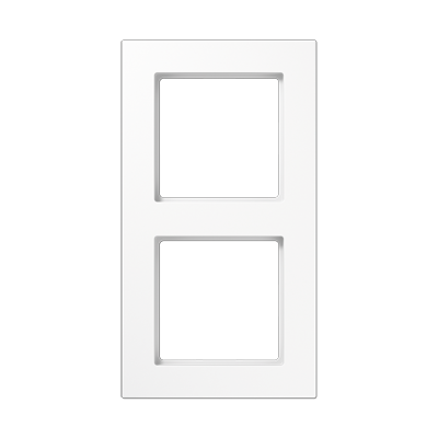 JUNG A550 Белый Рамка 2-ая для вертикальной и горизонтальной установки A5582BFWW