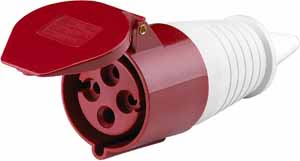 Купить DEKraft Розетка переносная 224 3Р+РЕ 32А 380В IP44 РП-102