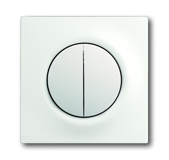 ABB BJE Impuls Белый бархат Клавиша 2-ая с подсветкой 2CKA001753A0181