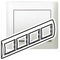 Купить Legrand Galea Life Жемчуг Рамка 4-я гориз 771504