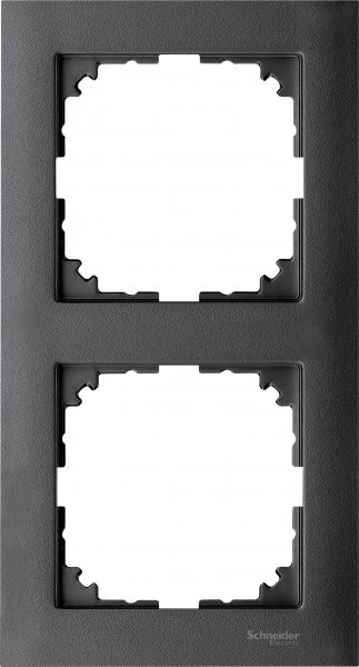 Купить SE Merten SM M-Pure Антрацит Рамка 2-ая MTN4020-3614