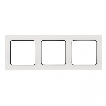 EKF PROxima Стокгольм Белый Линяя черная Рамка 3-ая