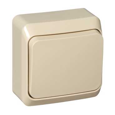 Купить Systeme Electric Этюд наруж Крем Переключатель 1-клавишный