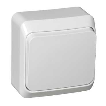 Купить Systeme Electric Этюд наруж Бел Выключатель кнопочный