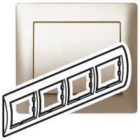 Купить Legrand Galea Life Титан Рамка 4-я гориз 771404