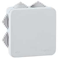 Legrand Plexo Коробка распред накладная IP 55 80х80х45 конических сальников 092126