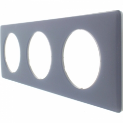 Купить Legrand Celiane2 Перкаль фиолетовая Рамка 3-ая (2+2+2 мод) 066733