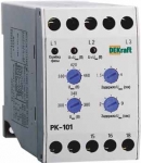 Купить Dekraft Реле контроля фаз 380В тип 01 серии РК-101