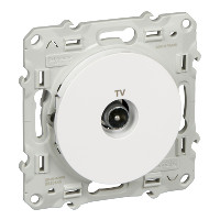 Купить SE Odace Бел Розетка TV S52R445