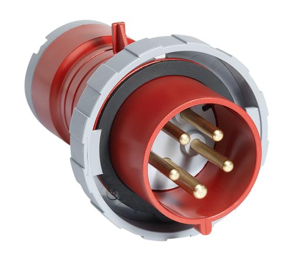 ABB Вилка кабельная 32А, 3P+N+E, 380V, IP67 2CMA166524R1000