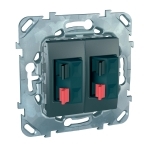 Купить SE Unica Top Графит Аудиорозетка 2-ая MGU5.8787.12ZD