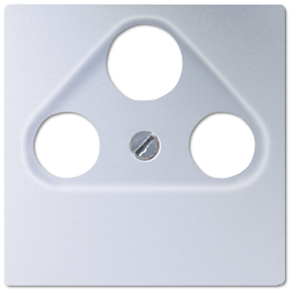 JUNG A 500 Алюминий Накладка TV-SAT-FM розетки A561PLSATAL