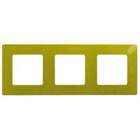 Купить Legrand Etika Зеленый Папоротник Рамка 3-ая 672543