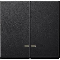 Купить SE Merten SM Антрацит Клавиша 2-ая с подсветкой MTN3420-0414