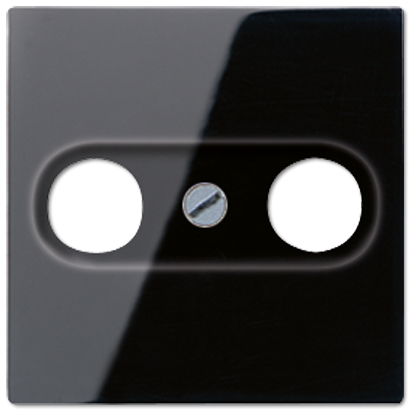 JUNG A 500 Черная Накладка TV-FM розетки A561PLTVSW