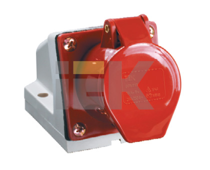 Купить IEK Розетка 125 стационарная 3Р+РЕ+N 32А 380В IP44
