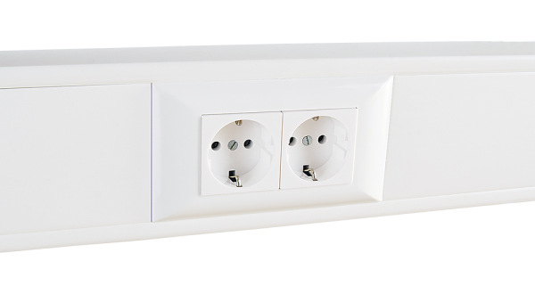 SPL Суппорт Mosaic 4 модуля для кабель-каналов 100х50 - ЭУИ 45х45(638003 - SPL - 100008S)