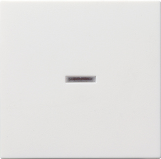 Gira S-55 Бел глянц Клавиша 1-ая с подсветкой 029003