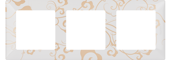 Купить Legrand Valena LIFE Ампир белый Рамка 3-ая 754103