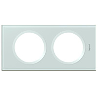 Купить Legrand Celiane Смальта Белая Рамка 2 поста (2+2 мод) 069312