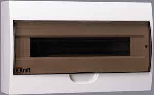 Купить Dekraft Корпус пластиковый навесной 18 мод. IP41 ЩРН-П-18