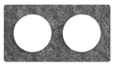 Купить SE Odace Черный фосфор/Бел Рамка 2-ая S52P804T